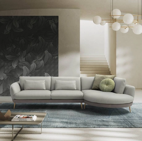 Divano con penisola Looming di Egoitaliano