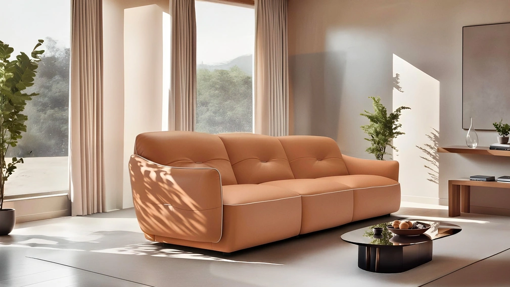 Divano lineare Lux di Franco Ferri