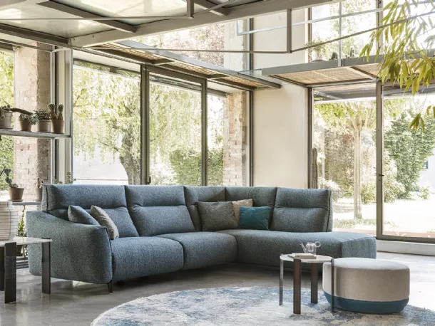 Divano ad angolo Madrid di Rosini Divani