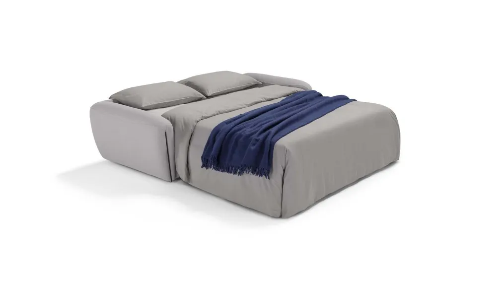 Divano letto lineare in tessuto Soul di Dienne Salotti