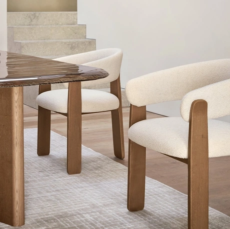 Sedia imbottita Anthea di Calligaris