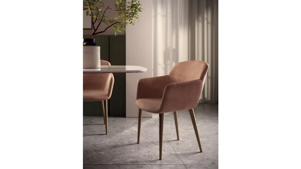 Sedia in nappa Cecilia de Di Lazzaro