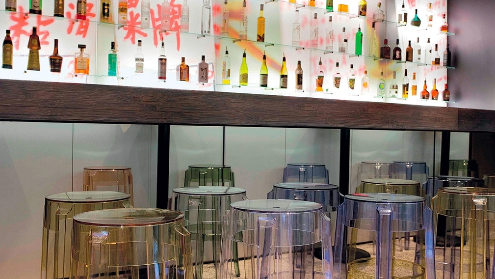 Sgabello Charles Ghost Stool di Kartell