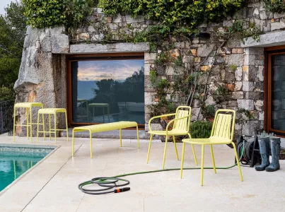 Sgabello in metallo Easy di Connubia