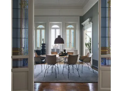 Sedia Q-Wood di Kartell