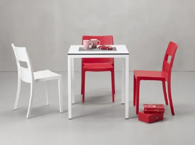 Sedia in tecnopolimero rinforzato con fibra di vetro Sai di Scab Design