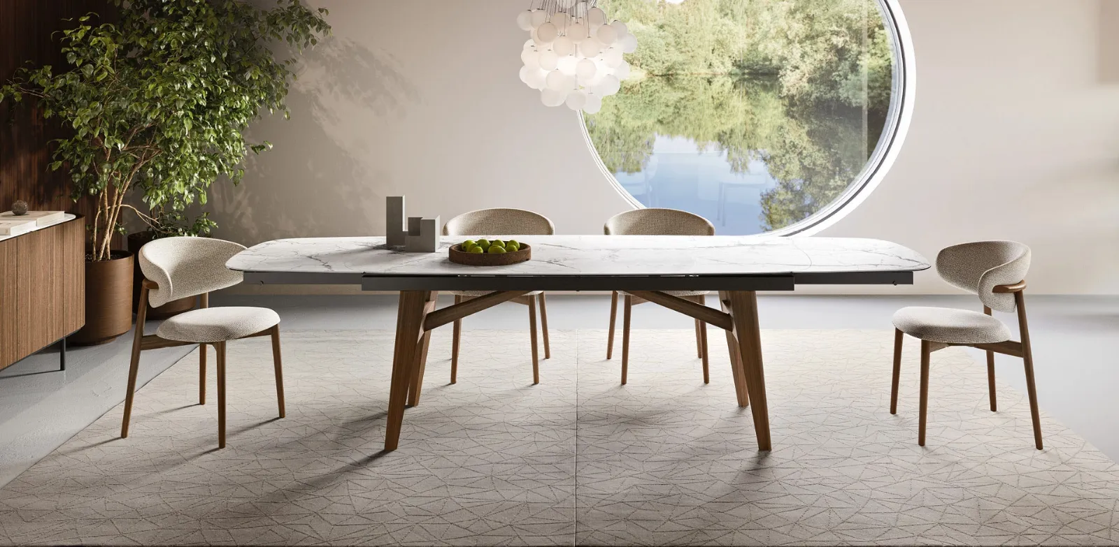 Tavolo allungabile Abrey di Calligaris