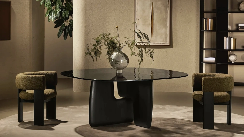 Tavolo Balance Glass di Nature Design