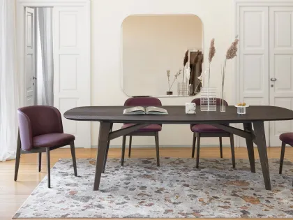 Tavolo ellittico Abrey di Calligaris