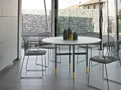 Tavolo Glamour Rotondo di Bontempi