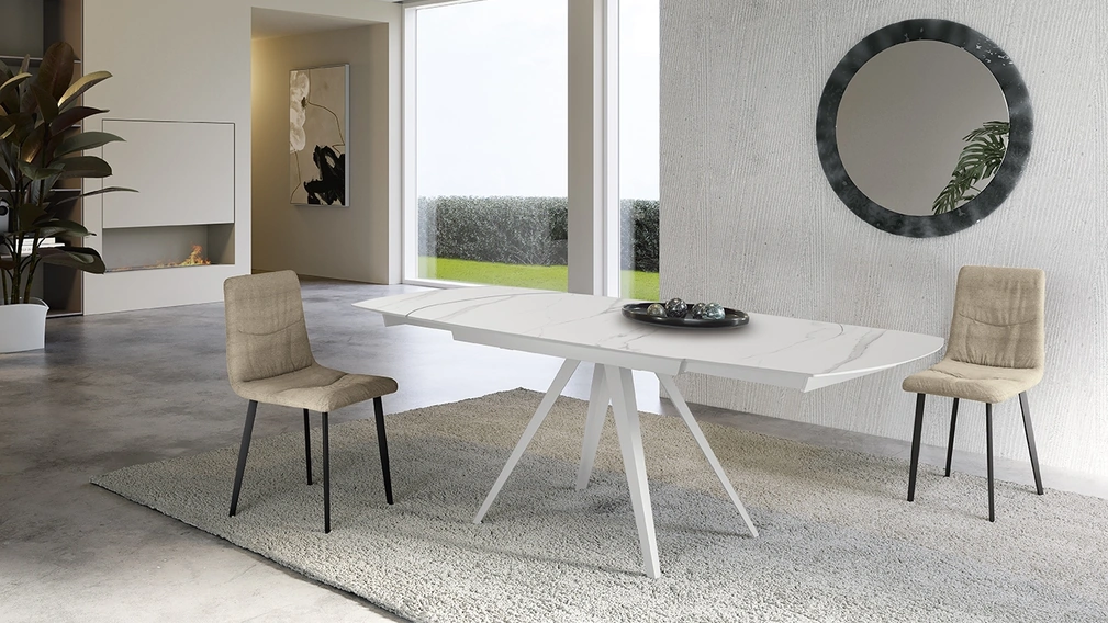 Tavolo allungabile Kyoto 140 di Stones