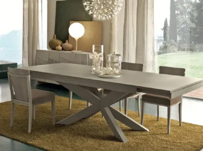 Tavolo rettangolare allungabile in legno Pandora di Modo 10
