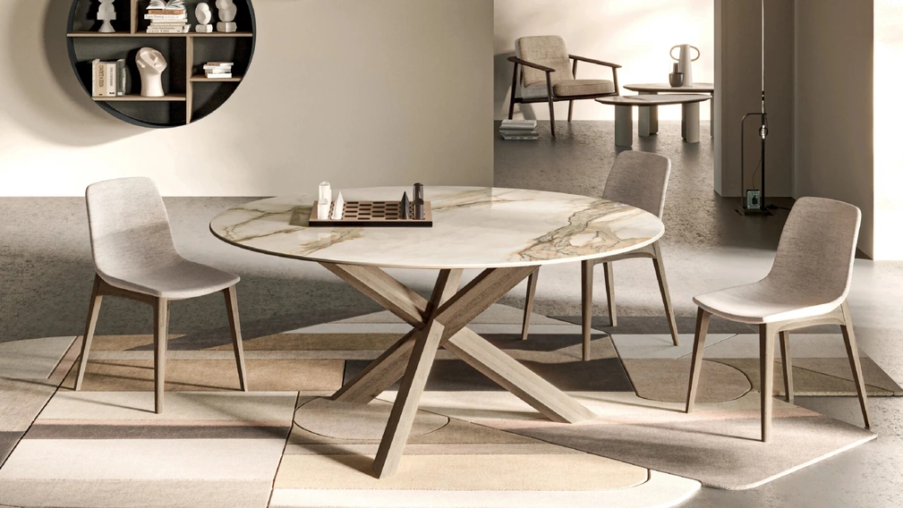 Tavolo Piano Manhattan ring Ceramics di Devina Nais