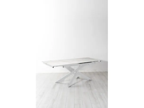 Tavolo allungabile Ares con top in sintered stone di Stones