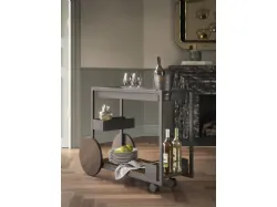 Scopri il carrello Brandy di Cattelan: accessorio casa di lusso per un living moderno e funzionale