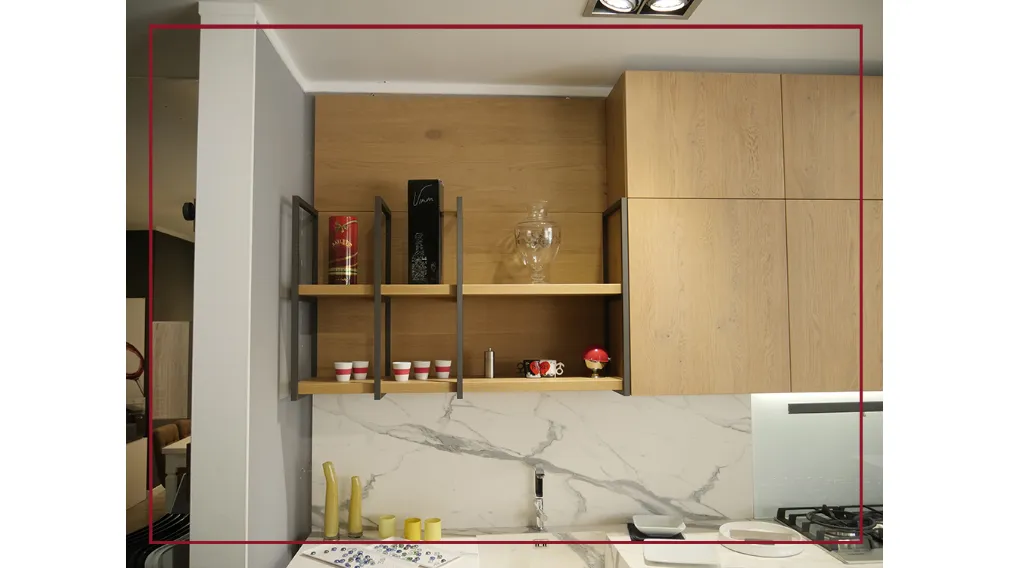 CUCINA ARREDO 3 IN OFFERTA OUTLET TARANTO SALDI SAN GIORGIO IONICO MODELLO FRAME ASIA