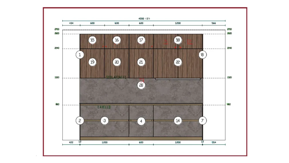 Kalì è il modello di cucina moderna più venduto di Arredo3 perché è altamente personalizzabile. Puoi renderla come vuoi tu grazie a elementi contemporanei, come la presamaniglia a 30° e il sistema a gola, e a numerose finiture,