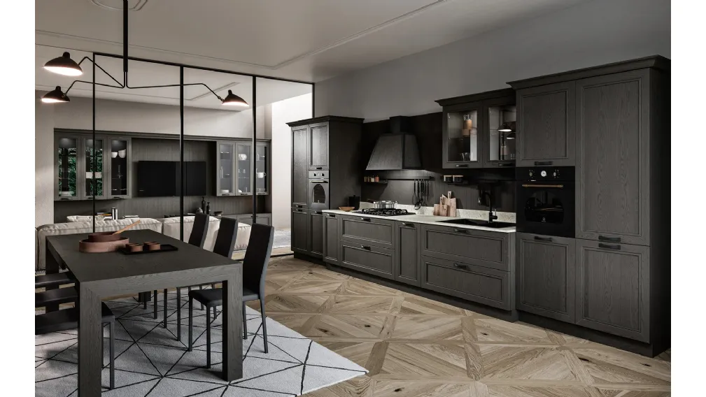 Cucina Classica lineare Opera 02 di Arredo3