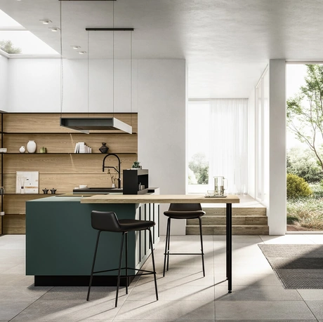 Cucina Moderna con isola Alma 02 di Arredo3