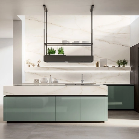 Cucina Moderna con isola Time 02 di Arredo3