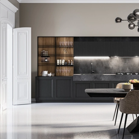 Cucina Moderna ad angolo Frida 01 di Arredo3