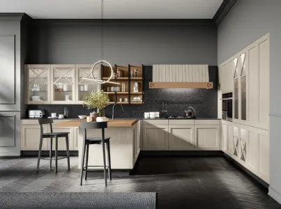 Cucina Moderna Frida 04 con penisola di Arredo3