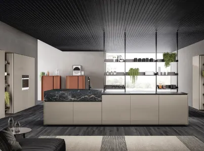 Cucina Moderna Time 05 con isola di Arredo3