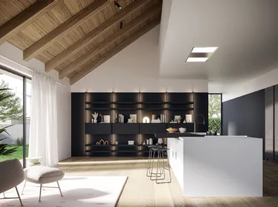 Cucina Moderna Wega 03 con isola di Arredo3