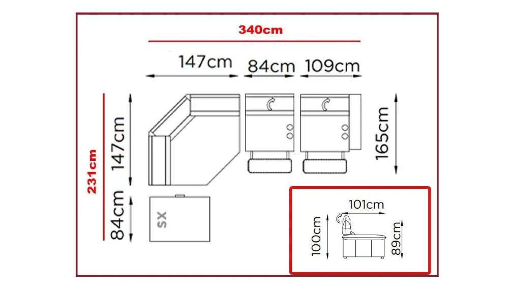 divano borg franco ferri in tessuto a prezzi outlet arredamento saldi invernali casarredo caiazzo saldi estivi  taranto black friday mobili design occasioni