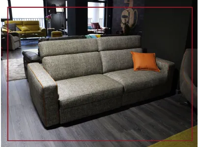 Divano con due sedute relax modello kuby di egoitaliano in tessuto a prezzi bassi black friday casarredo caiazzo saldi san giorgio ionico salotti divani outlet taranto arredamento interni salottificio made in italy