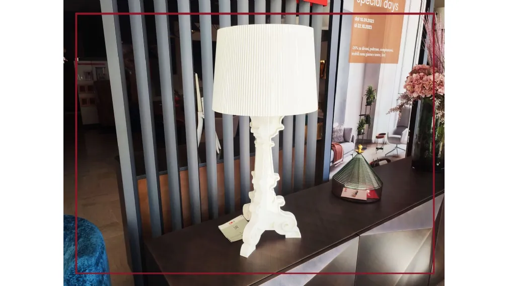 BOURGIE WHITE AND GOLD DI KARTELL LIMITED EDITION LAMPADA BOURGIE NERO LUCIDO saldi autunnali san giorgio ionico saldi estivi taranto black friday illuminazione lampade lampadari mobili dsign occasioni puglia outlet arredamento design kartell bourgiemania