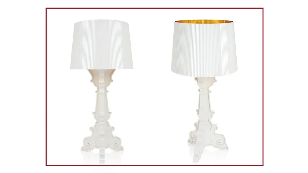 BOURGIE WHITE AND GOLD BOURGIE WHITE AND GOLD DI KARTELL LIMITED EDITION LAMPADA BOURGIE NERO LUCIDO saldi autunnali san giorgio ionico saldi estivi taranto black friday illuminazione lampade lampadari mobili dsign occasioni puglia outlet arredamento desi