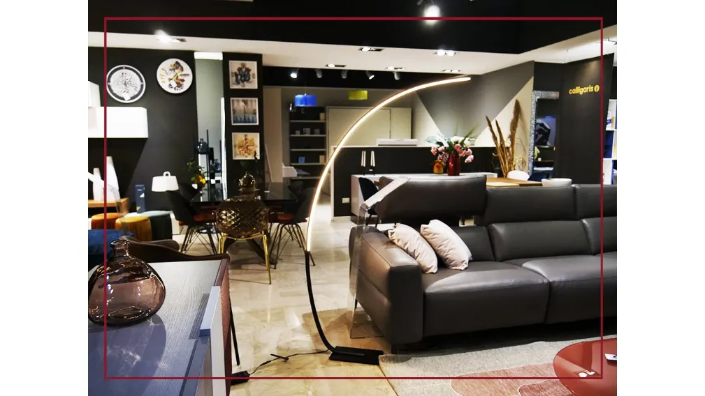 lampada ad arco keep di ondaluce led casarredo caiazzo illuminazione outlet arredamento interni taranto saldi san giorgio ionico taranto expo black friday