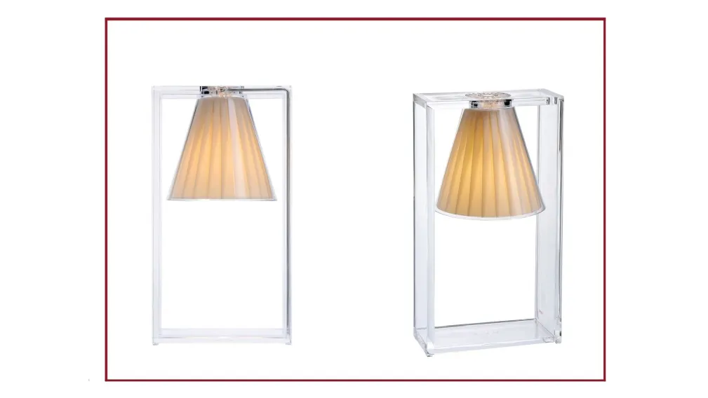 LIGHT-AIR TESSUTO DI KARTELL lampada da tavolo take di kartell scontato a prezzo ribassato taranto saldi estivi san giorgio ionico saldi autunnali saldi invernali black friday prezzi bassi outlet arredamento mobili design occasioni nero trasparente champa