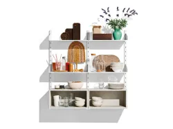 LIBRERIA MODULARE CON STRUTTURA IN METALLO