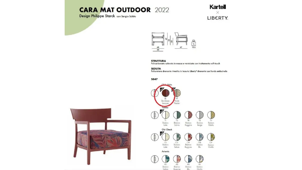  CARA MAT OUTDOOR LIBERTY CHILE PALM