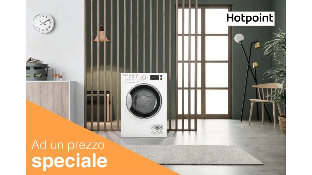 Lavatrice e asciugatrice Hotpoint a PREZZO SPECIALE!