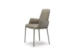 Sedia Belinda Ml con braccioli di Cattelan: arredamento casa in stile elegante e confortevole