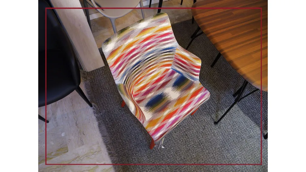 ELEGANZA NIA MISSONI SEDIA POLTRONCINA ELEGANZA NIA DI KARTELL IN TESSUTO RICICLATO CASARREDO CAIAZZO TARANTO SALDI SAN GIORGIO IONICO TARANTO BLACK FRIDAY