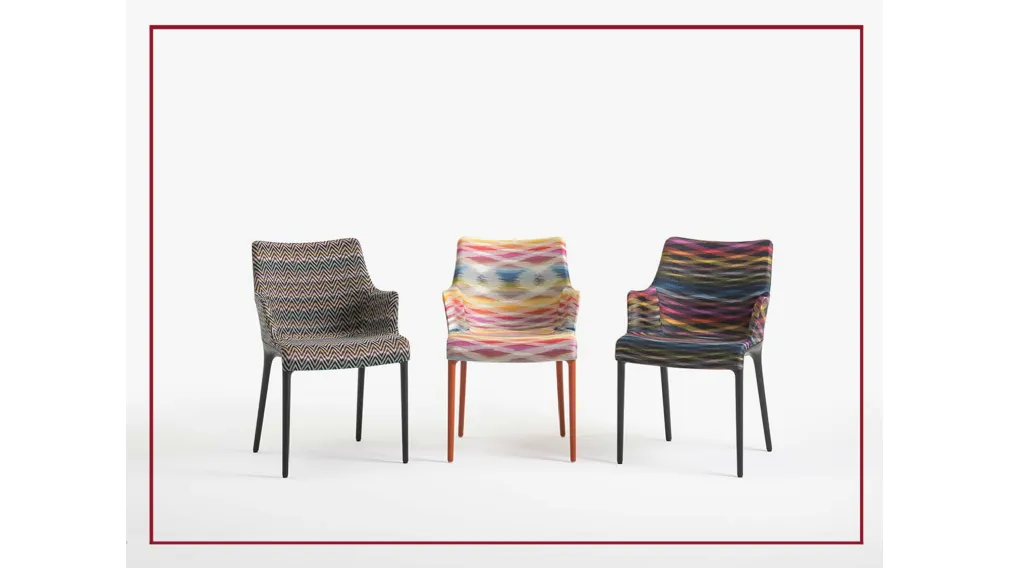 ELEGANZA NIA MISSONI SEDIA POLTRONCINA ELEGANZA NIA DI KARTELL IN TESSUTO RICICLATO CASARREDO CAIAZZO TARANTO SALDI SAN GIORGIO IONICO TARANTO BLACK FRIDAY