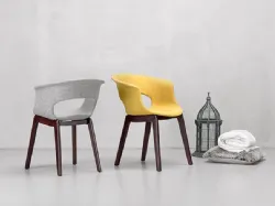 Sedia natural miss b pop scab design: arredamento casa con eleganza e stile