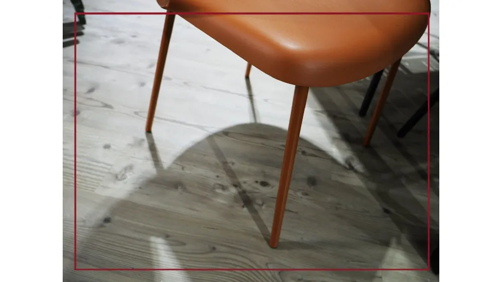 sedia connubia modello tuka colore zafferano polipropilene sconto casarredo caiazzo taranto saldi san giorgio ionico black friday sedie seduta arredamento interno design prezzi bassi