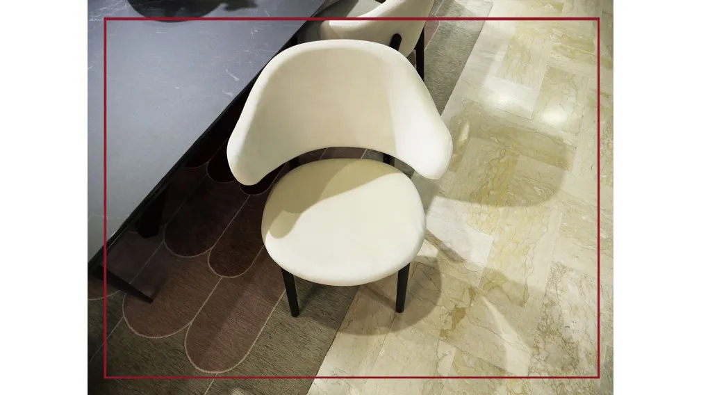 sedie sedia modello holly in tessuto e legno nero casarredo caiazzo saldi sconti prezzi bassi san giogio ionico saldi outlet arredamento interni moderno design taranto black friday