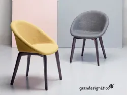 Scopri le sedie natural giulia di scab design: l'arredamento casa che unisce stile e sostenibilità