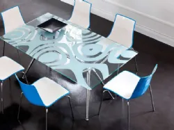 Sedie zebra bicolore scab design: l'arredamento casa che unisce stile ed eleganza