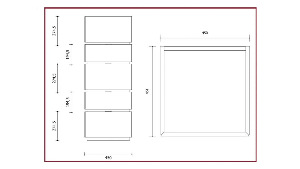 Cassettiera componibile bifacciale 5 cassetti - Cidori Cidori è una cassettiera componibile che si ispira ad un tradizionale sistema giapponese di costruzioni. Possono essere sovrapposti elementi di diverse altezze, orientando a piacere l'apertura dei cas