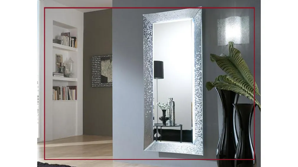 specchio eclipse j&j luxury argento bronzo saldi casarredo caiazzo outlet arredamenti taranto sconti black friday