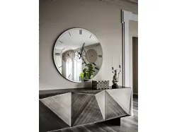 Specchio orologio Times di Cattelan: accessori casa e complementi di design