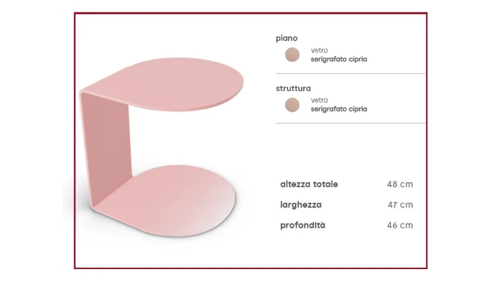 MERIAN MERIAN è un innovativo tavolino in vetro serigrafato sfumato, elegante ed estremamente versatile grazie ai toni scelti per le finiture in vetro . Le nuance, che variano dallo sfumato al colore pieno, donano allo spazio allestito uno stile vivace e 