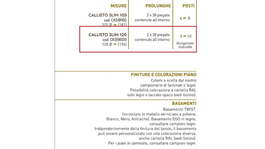  CALLISTO SLIM